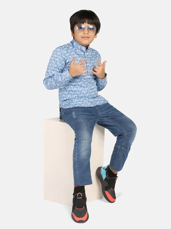 Blue_Boys_Kurta_Shirt_Blue