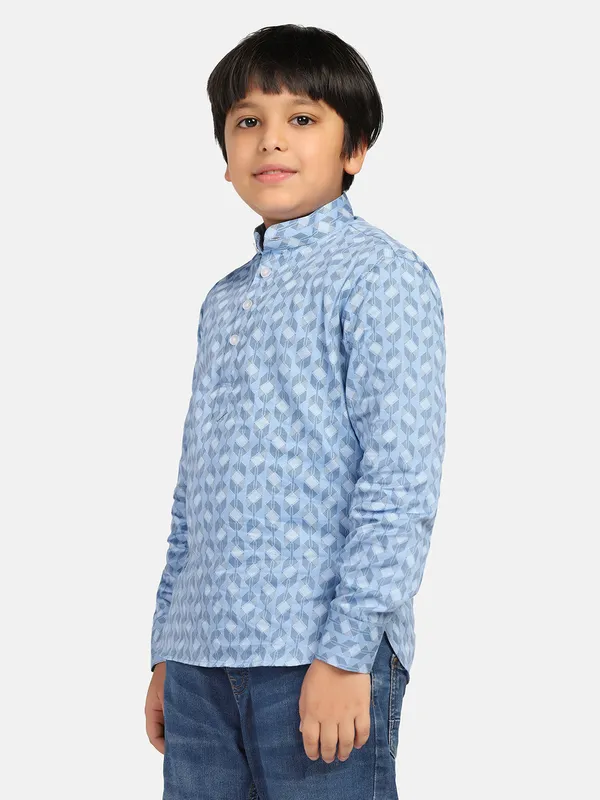 Blue_Boys_Kurta_Shirt_Blue