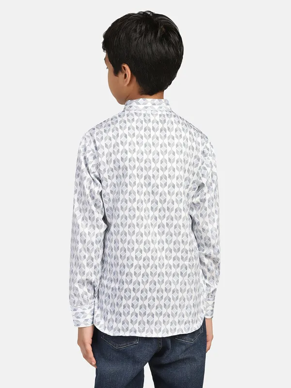 Kids_White_Printed_Shirt_Kurta_White