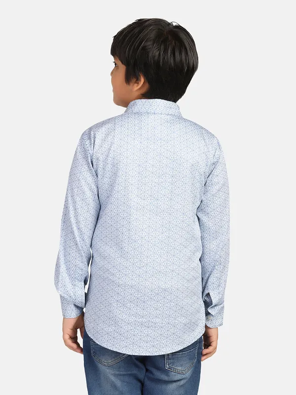 Boys_Blue_Printed_Shirt_Blue