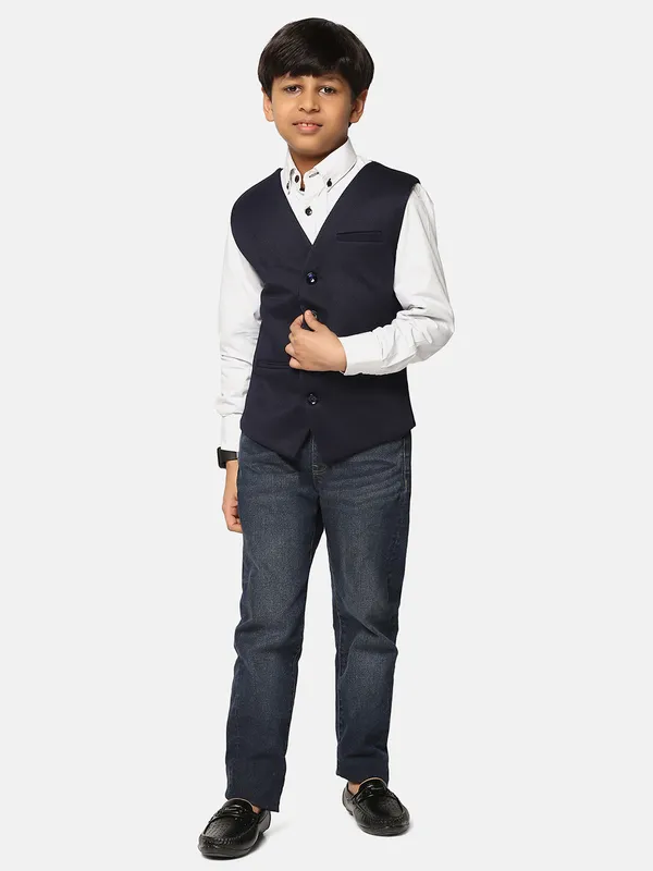 Boys_Blue_Textured_Waistcoat_Blue