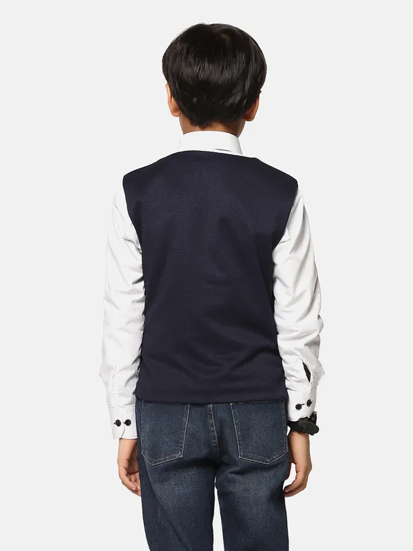 Boys_Blue_Textured_Waistcoat_Blue