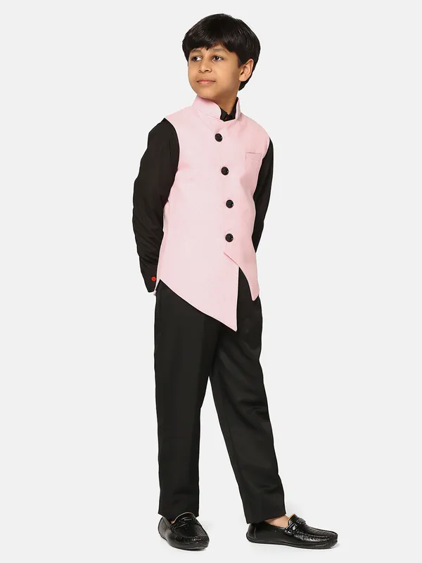 Boys_Pink_3_Piece_Waistcoat_Set_Pink