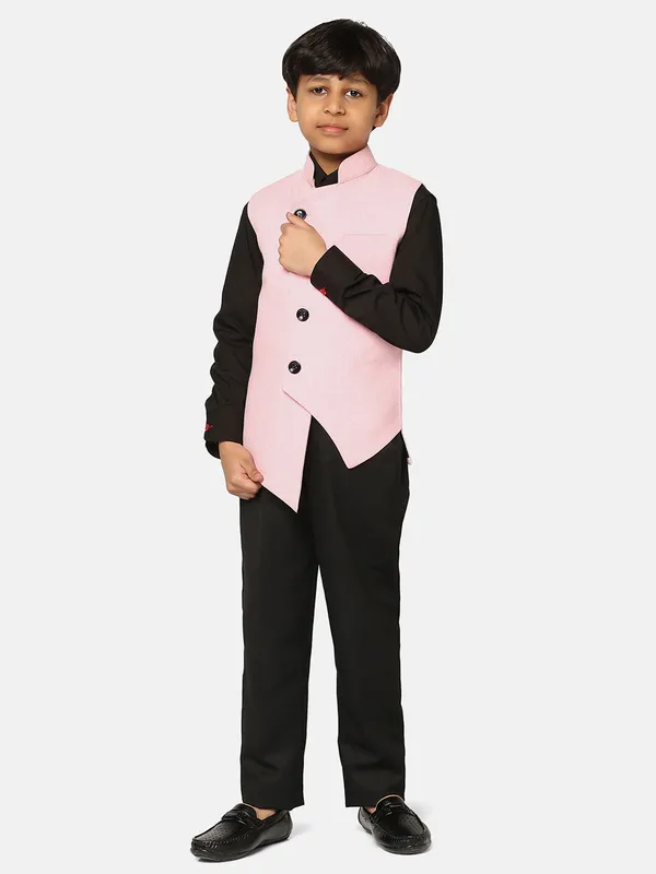 Boys_Pink_3_Piece_Waistcoat_Set_Pink