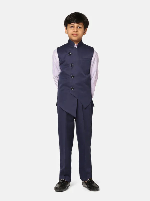 Boys_Navy_Blue_3_Piece_Waistcoat_Set_Blue