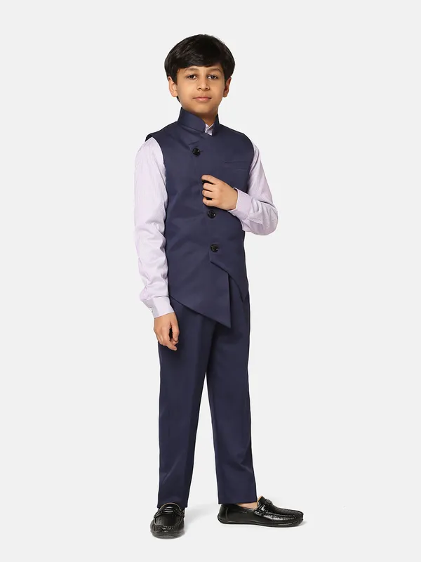 Boys_Navy_Blue_3_Piece_Waistcoat_Set_Blue