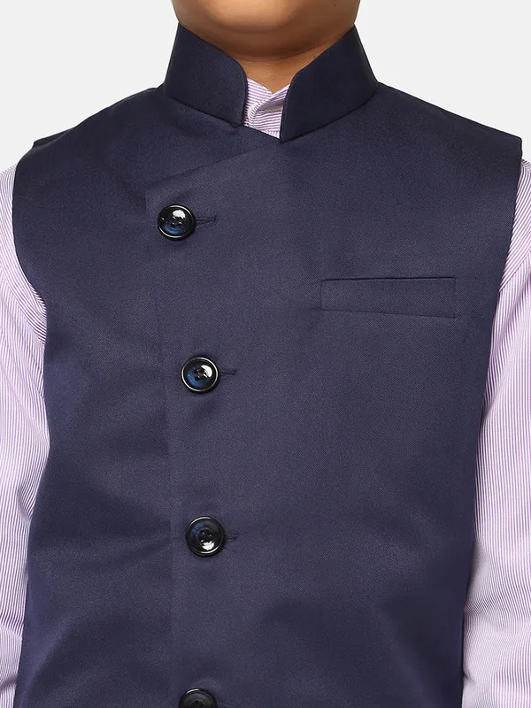 Boys_Navy_Blue_3_Piece_Waistcoat_Set_Blue