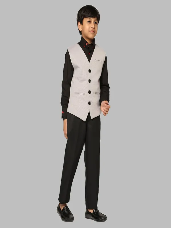 Boys_Grey_3_Piece_Waistcoat_Set_Grey