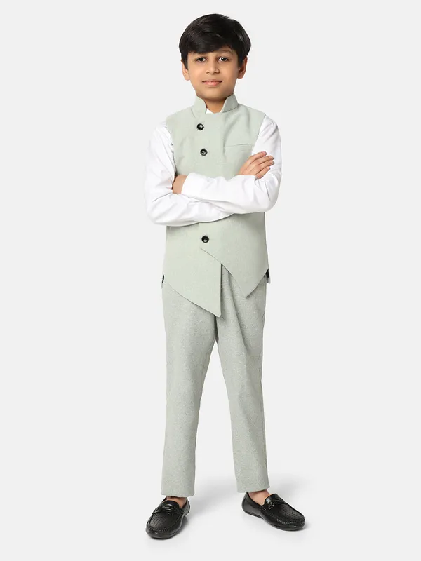 Boys_Green_3_Piece_Waistcoat_Set_Green