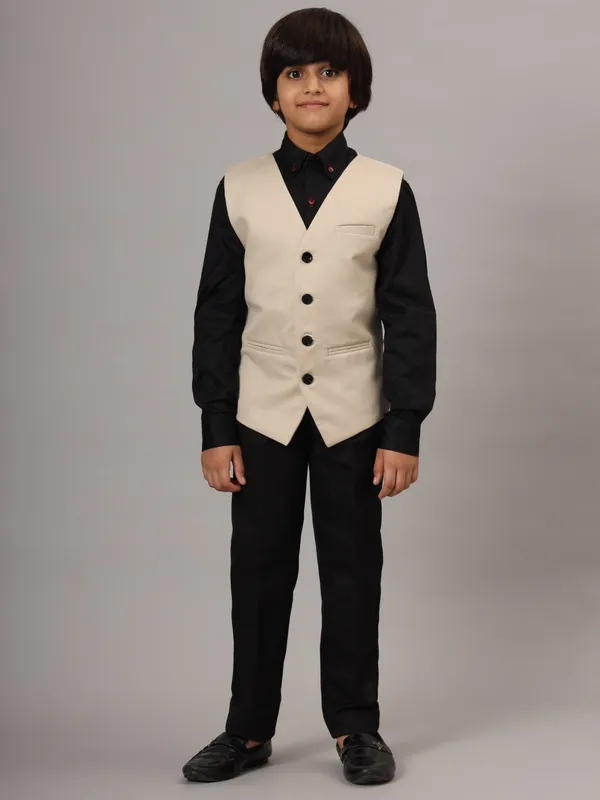 Kids_Beige_3_Piece_Waistcoat_Shirt_And_Trousers_Set_Beige