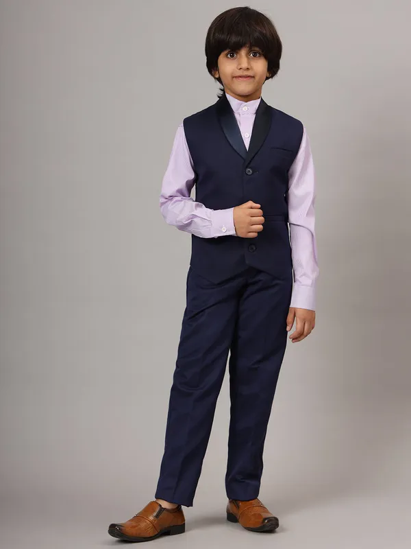 Kids_Blue_3_Piece_Waistcoat_Shirt_And_Trousers_Set_Blue