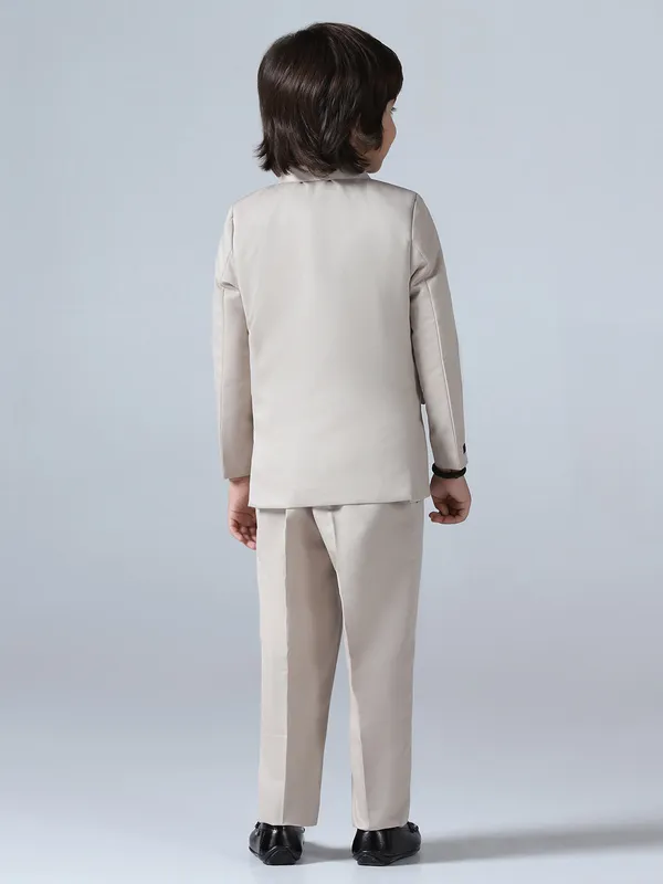 Beige_Bandhgala_Blazer_Trouser_Set
