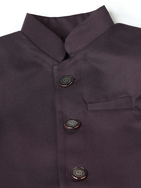 Boys_Brown_Bandhgala_Blazer