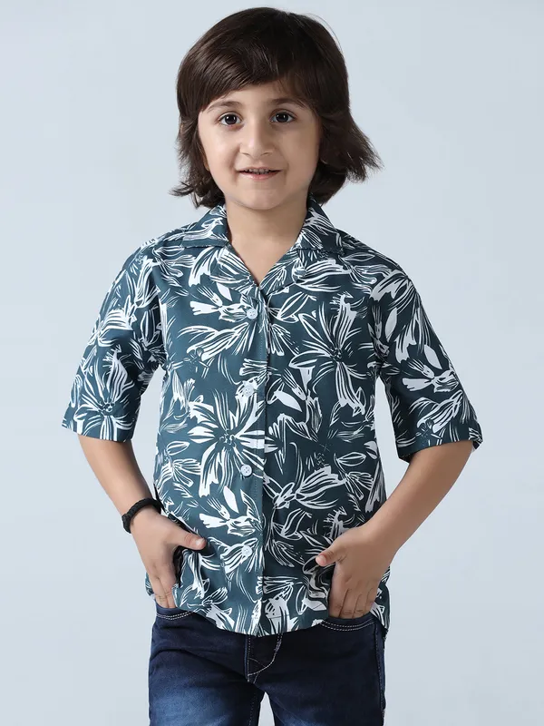 Floral_Breeze_Boys_Collar_Shirt
