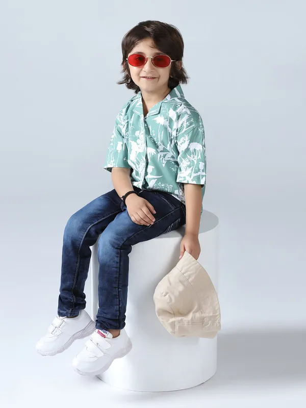 Green_Vibes_Boys_Abstract_Shirt