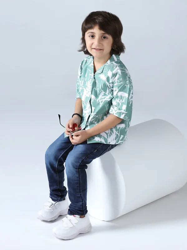 Green_Vibes_Boys_Abstract_Shirt
