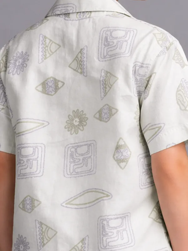Boys_Cream_Printed_Shirt