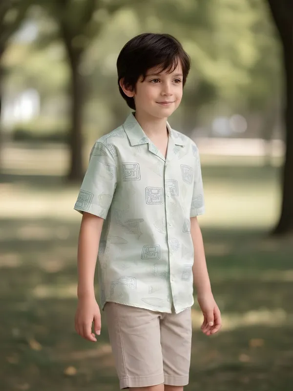 Green_Boys_Casual_Shirt
