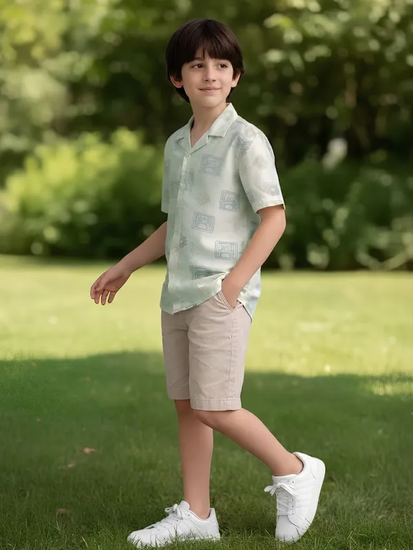 Green_Boys_Casual_Shirt