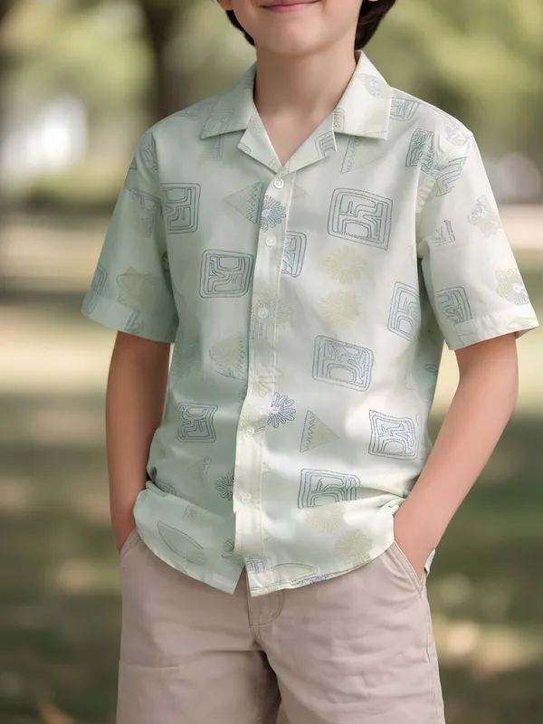 Green_Boys_Casual_Shirt