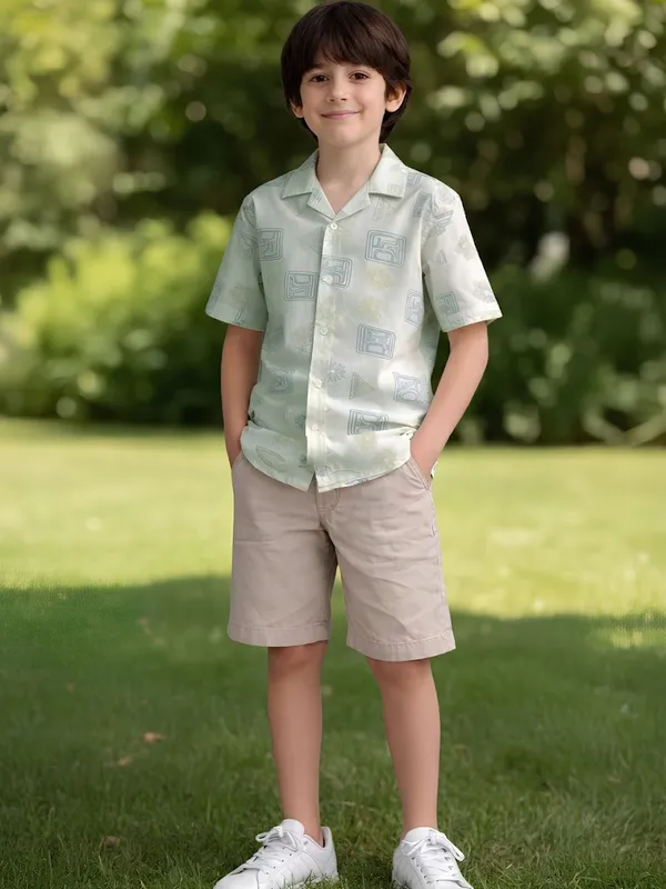 Green_Boys_Casual_Shirt