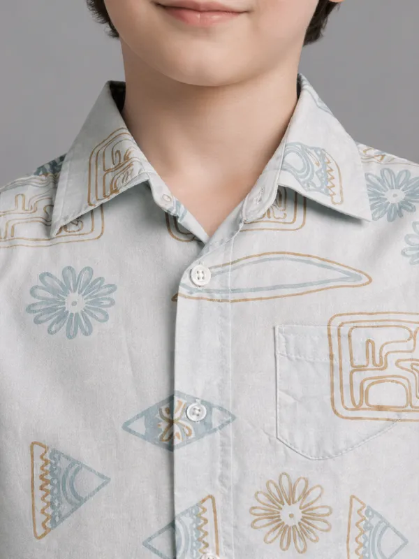 Cotton_Blue_Casual_Printed_Shirt