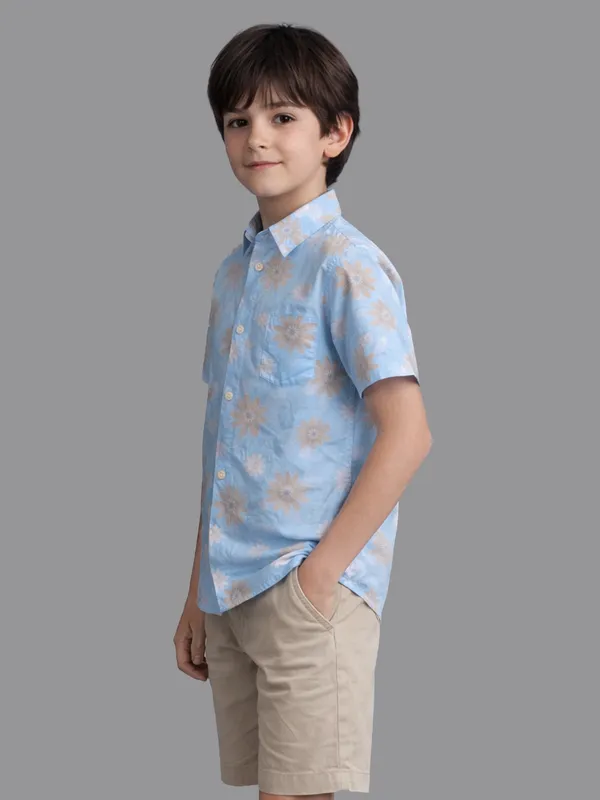 Blue_Floral_Printed_Shirt_For_Boys