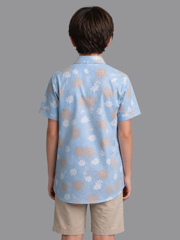 Blue_Floral_Printed_Shirt_For_Boys