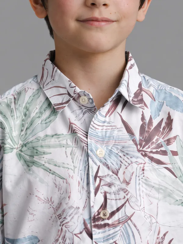 Boys_White_Printed_Shirt