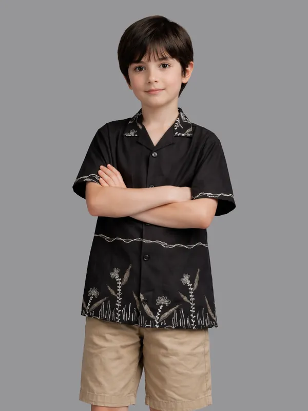 Boy_Black_Printed_Shirt