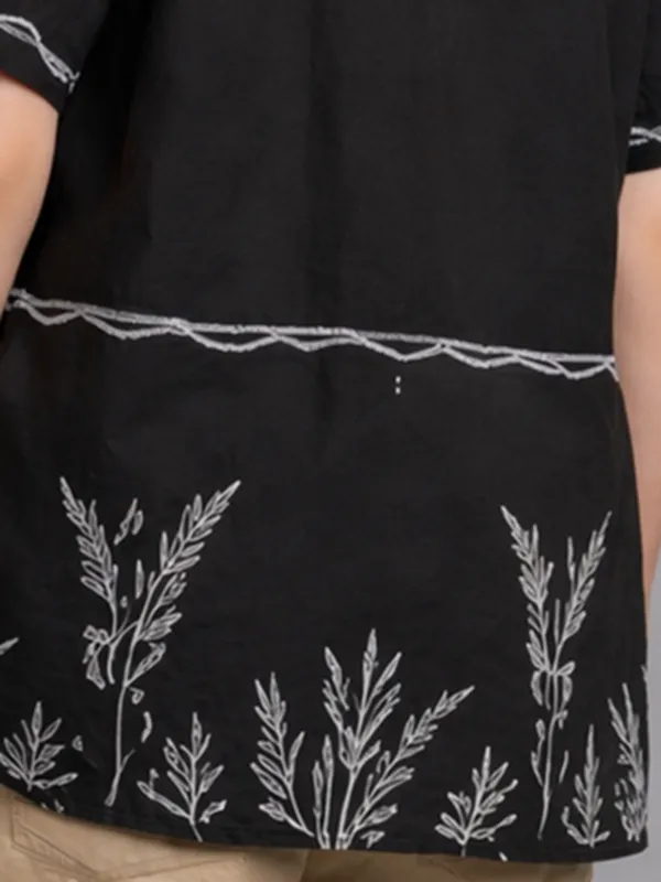 Boy_Black_Printed_Shirt