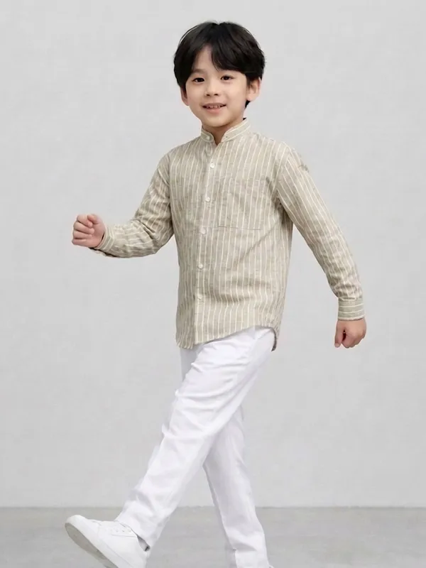 Boy_Beige_Stripped_Shirt
