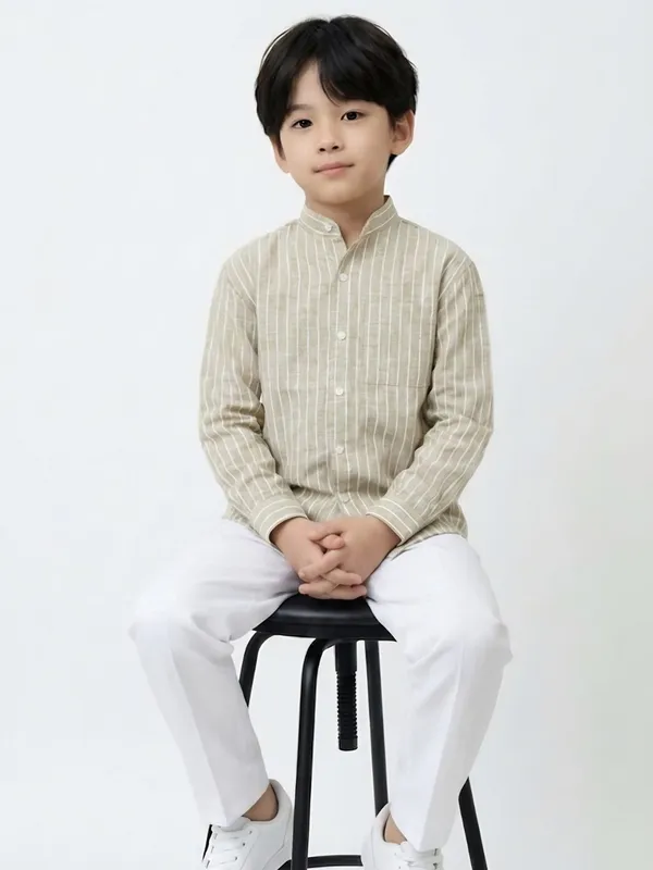 Boy_Beige_Stripped_Shirt
