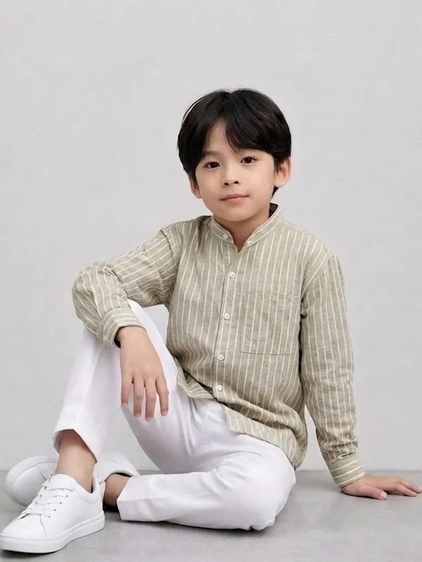 Boy_Beige_Stripped_Shirt