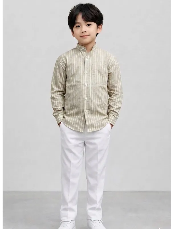 Boy_Beige_Stripped_Shirt