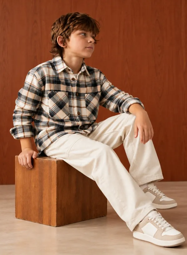 Beige_Checked_Casual_Shirt_for_Boys
