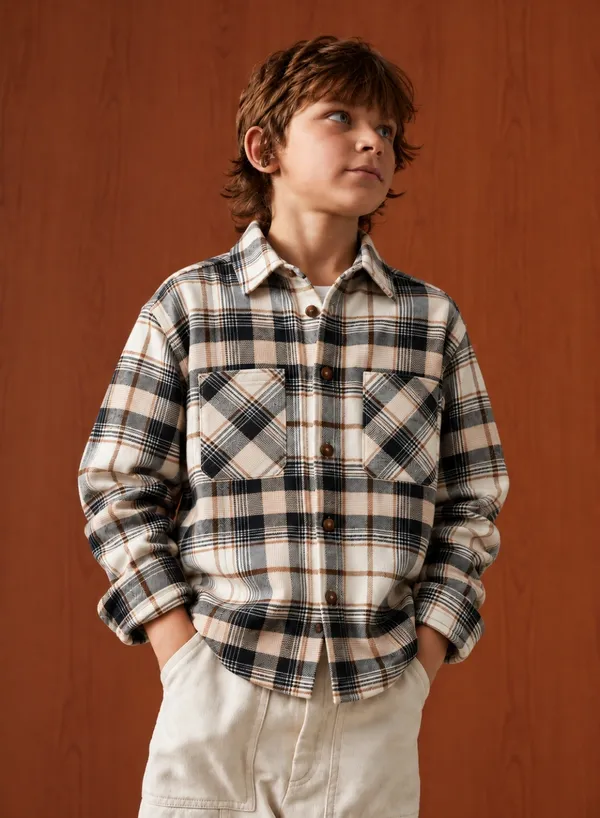 Beige_Checked_Casual_Shirt_for_Boys