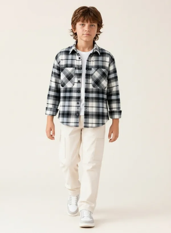 Black_White_Checked_Casual_Shirt_for_Boys