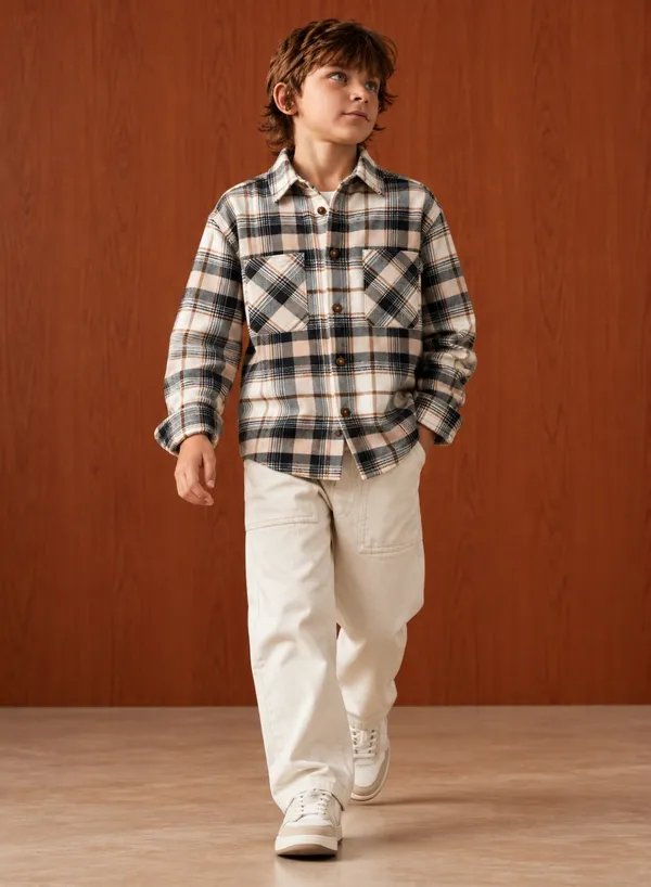 Beige_Checked_Casual_Shirt_for_Boys