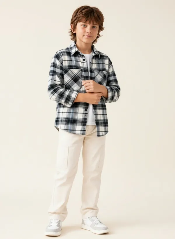 Black_White_Checked_Casual_Shirt_for_Boys