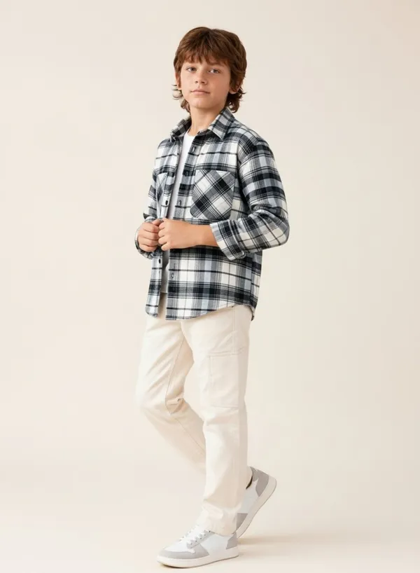 Black_White_Checked_Casual_Shirt_for_Boys