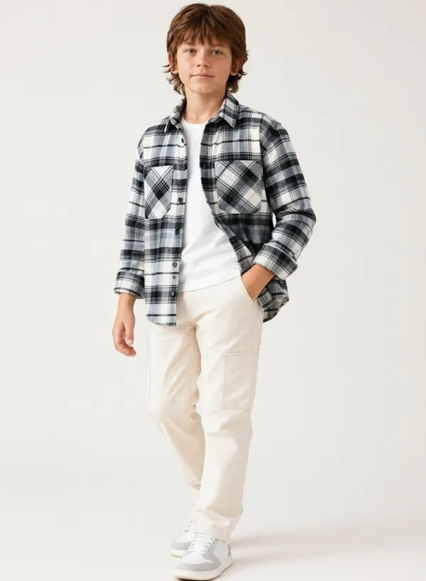 Black_White_Checked_Casual_Shirt_for_Boys