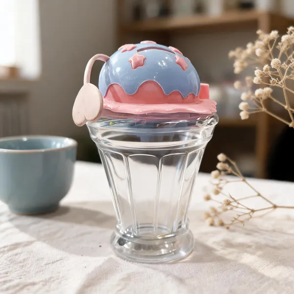Cake_Design_Glass_Sharpener_Container_With_Spoon_For_Kids