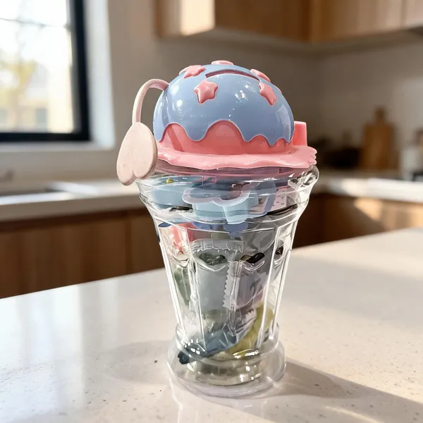 Cake_Design_Glass_Sharpener_Container_With_Spoon_For_Kids