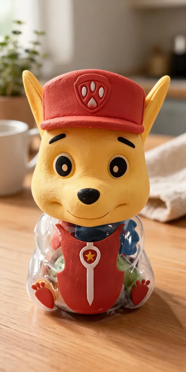 Red_Cartoon_Dog_Character_Eraser_Container_For_Kids