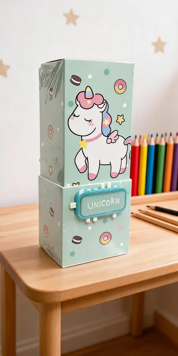 Green_Unicorn_Print_Lockable_Pencil_Box_For_Kids