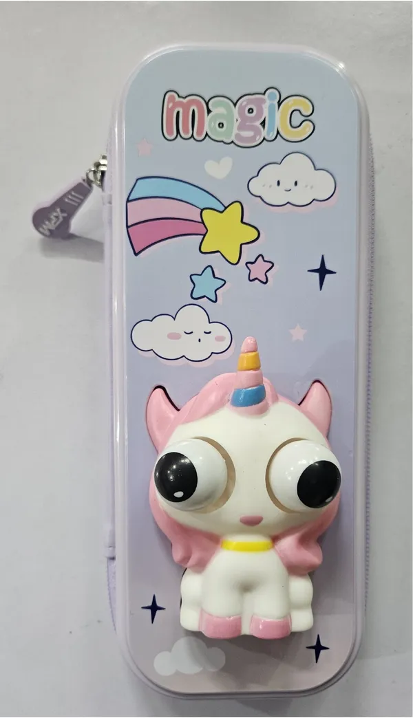 Pink_Unicorn_Hard_Shell_Zippered_Pencil_Case_For_Kids