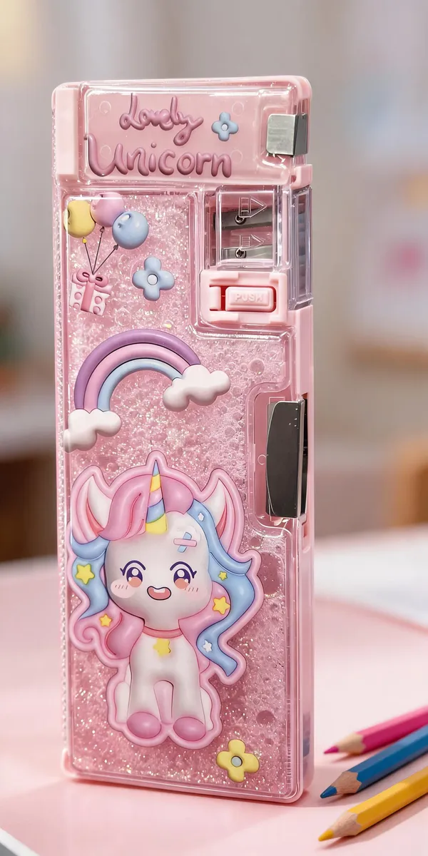 Pink_Unicorn_Print_Pencil_Sharpener_Set_For_Kids