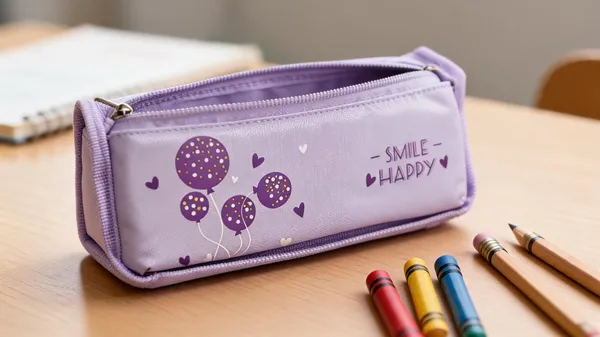 Purple_Balloon_Print_Zippered_Pencil_Pouch_For_Kids