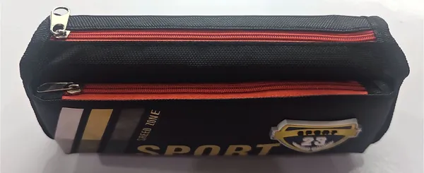 Black_Sports_Print_Zippered_Pencil_Pouch_For_Kids